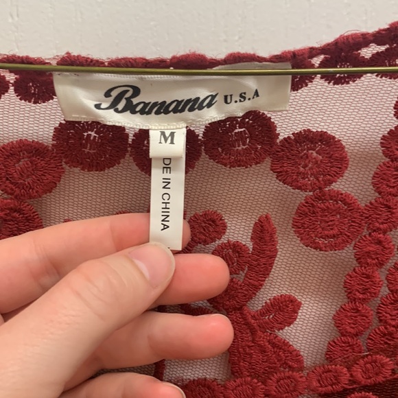 Long sleeve sheet lace top - Picture 4 of 14